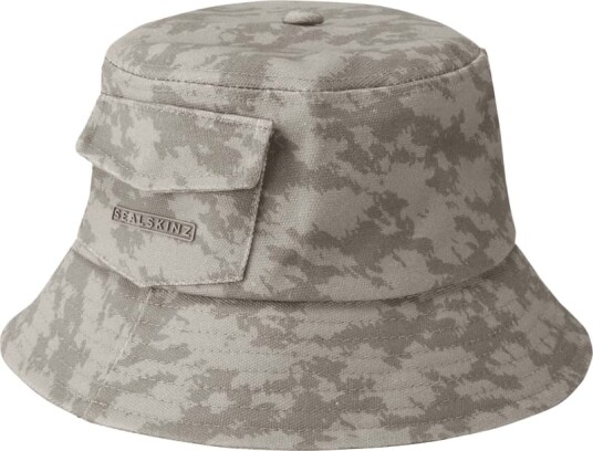 Sealskinz Lynford Waterproof Canvas Bucket Hat L/XL, Beige/Dark Beige