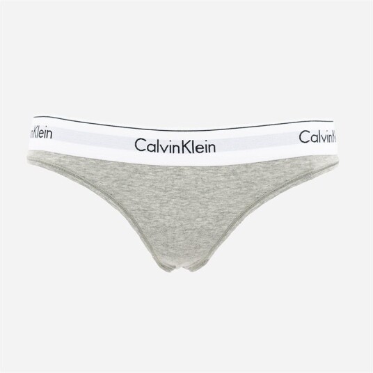 Calvin Klein Thong - Grey Heather