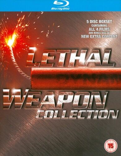 Lethal Weapon Collection Blu-Ray 2010 Mel Gibson, Donner DIR cert 15 5