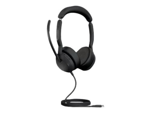 Jabra Evolve2 50 Hodesett Usb-c Alcatel-lucent Certified, Amazon Chime Certified, Avaya Certified, Cisco Webex Certified, Microsoft Teams, Unify Certified, Zoom Stereo Svart