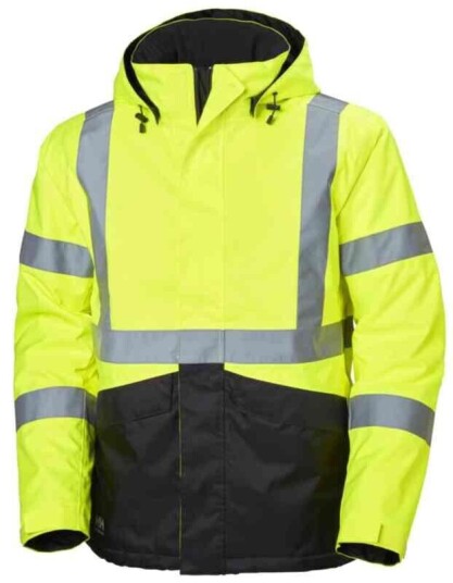 HH Alta allværs Vinterjakke, HiVis kl.3 Mann, Str. (US/ CA): XXXL, Gul/Sort