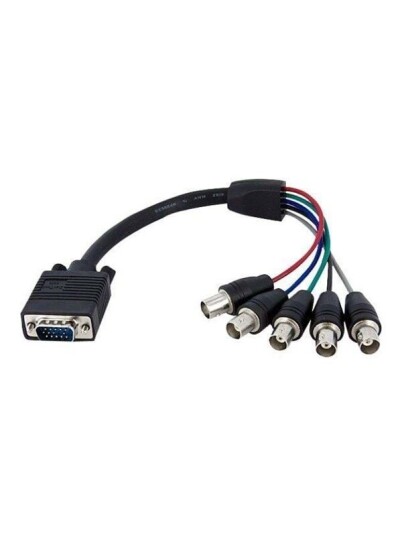 StarTech.com Coax HD15 VGA to 5 BNC RGBHV Monitor Cable - VGA-kabel