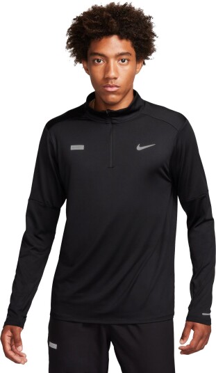 Nike Dri-Fit 1/2-Zip Running Top Herre Black M