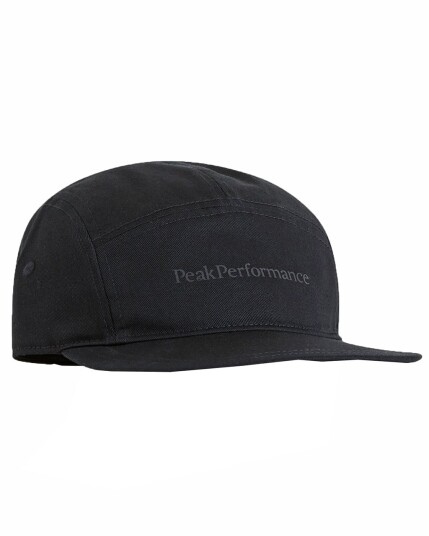 Peak Performance 5 Panel Cap Black