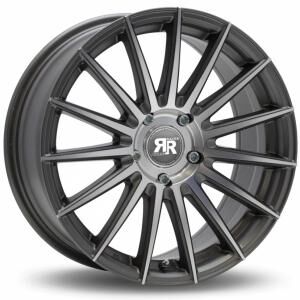 Racer Monza Gun Metal Machined Face 7.5x17 4x100 ET35 B73.1