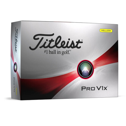 Titleist Pro V1x Golfball Gul