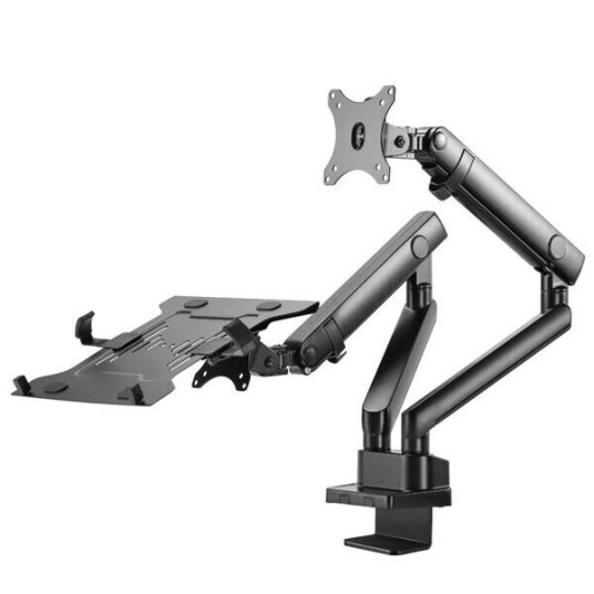 Gembird MA-DA3-02 mounting kit  adjustable arm  for monitor / notebook