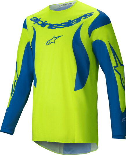 Alpinestars Crosstrøye  Fluid Haul Fluo Gul-Blå