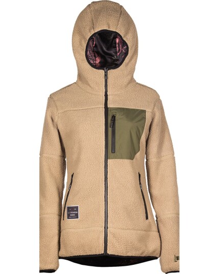 L1 Genesee Fleece Jacket W Dune/Military (Storlek M)