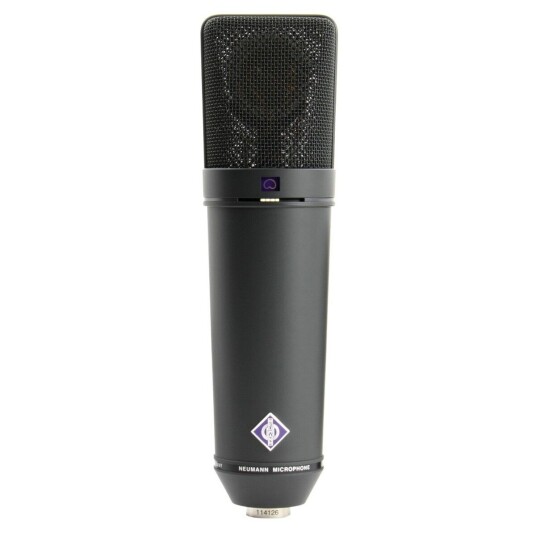 Neumann U 89 i mt Studio Microphone Svart