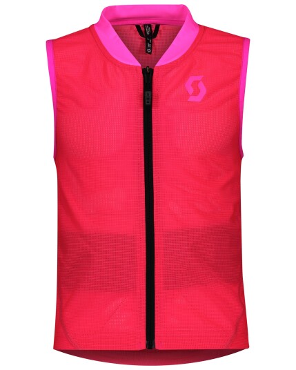 Scott AirFlex Vest Protector JR High Viz Pink (Storlek M)