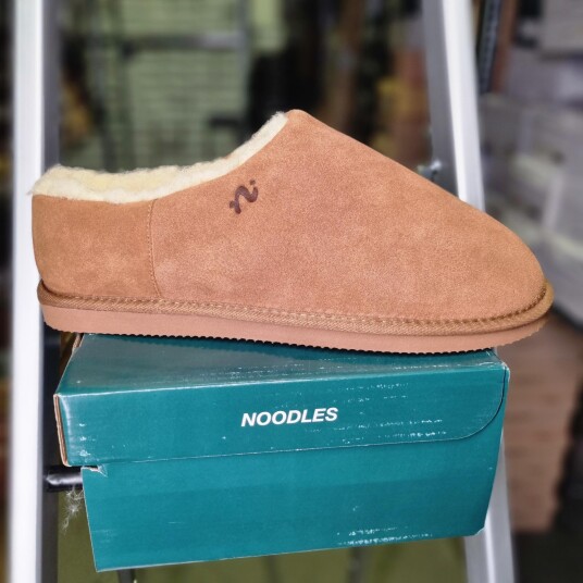 Noodles - Lodge Wool Slipper Camel 40 Beige Brun male