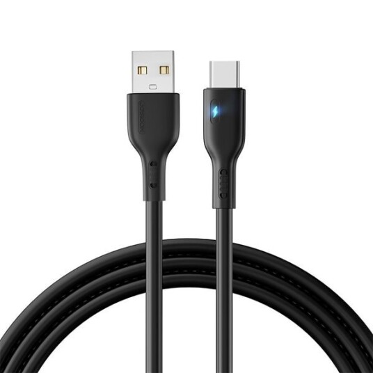 Joyroom USB-kabel USB till USB-C 3A 2m - Svart