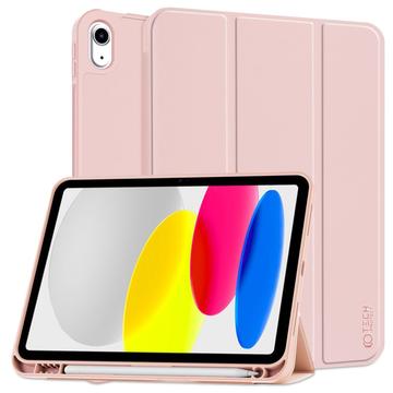 iPad (2022) Tech-Protect SmartCase Pen Tri-Fold Folio-deksel Rosa