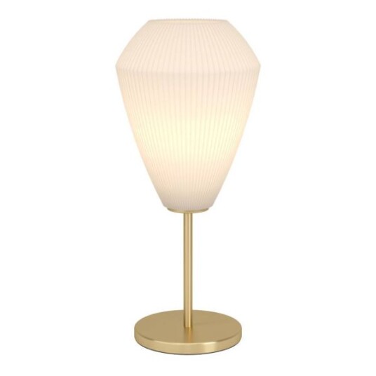 MS Caprarola Bordlampe E27 Messing Sand