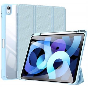 Dux Ducis Toby iPad Air 2020/2022 Tri-Fold Smart Folio-etui Lyseblå