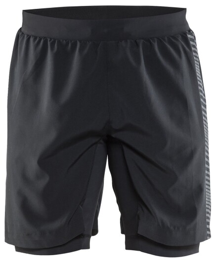 Craft Grit Shorts M Black/Sprint (Storlek M)