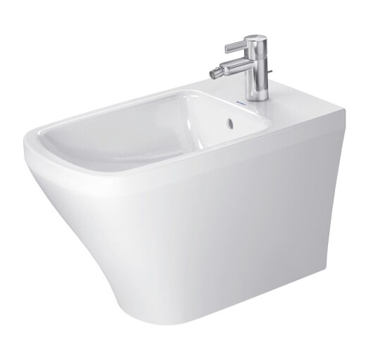 Duravit DuraStyle Gulvstående Bidé 370x630 mm, m/overløp, Hvit