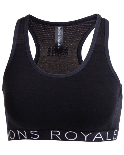 Mons Royale Sierra Sports Bra W blåck ( Storlek XS )