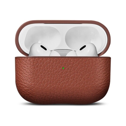 Woolnut AirPods Pro (2. gen.) Deksel i Ekte Skinn - Brun