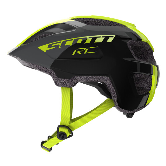 Scott Spunto JR 22, sykkelhjelm, barn/junior One Size Black/Radium Yellow