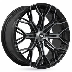 Racer Matrix Bright Black Machined Face 7x16 5x100 ET35 B57.1