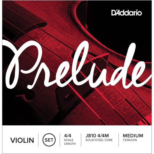 D'Addario J810 4/4m Prelude Violin Set 4/4 Medium Tension