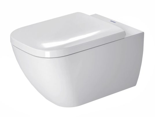 Duravit Happy D.2 Vegghengt toalett 365x540 mm, Hvit med HygieneGlaze