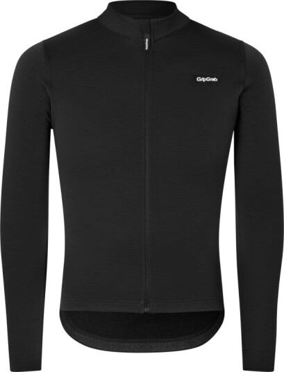 Gripgrab Men's Gravelin Merinotech Thermal Long Sleeve Jersey L, Black