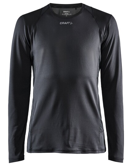 Craft ADV Essence L/S Tee M Black (Storlek XS)