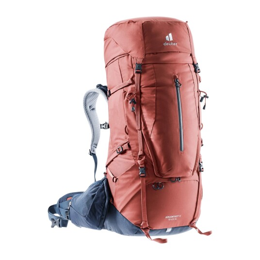 Deuter Aircontact X 70+15 SL, ryggsekk dame  70 + 15L Redwood-Ink