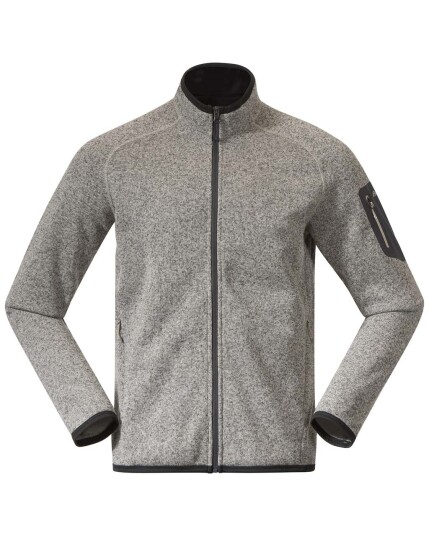 Bergans Kamphaug Knitted Jacket M Chalk Sand (Storlek XL)