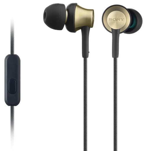 Sony Mdr Ex650ap In-ear Hodetelefoner Med Mikrofon Ørepropper 3,5 Mm Jakk Stereo Svart