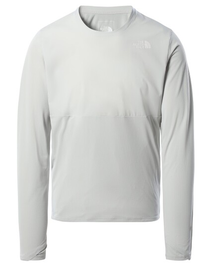 The North Face True Run L/S Shirt M Tin Grey (Storlek M)