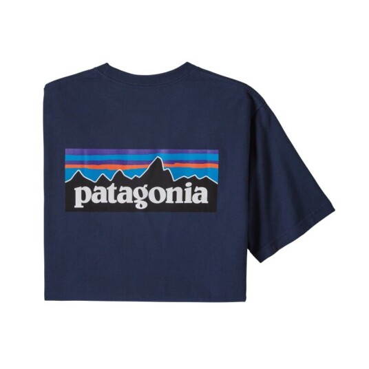 Patagonia Men's P-6 Logo Responsibili-Tee Blå M Man