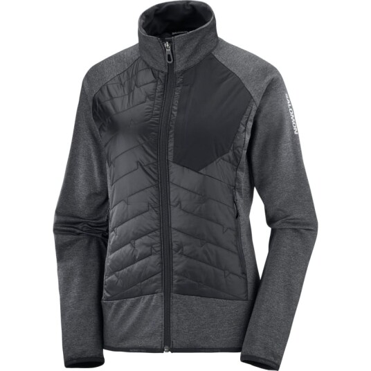 Salomon Women's MTN Primaloft Hybrid Mid Layer L , Deep Black