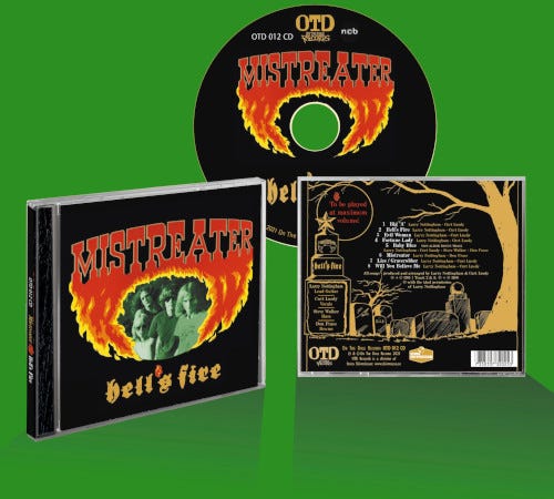 Mistreater  Hell's Fire  CD