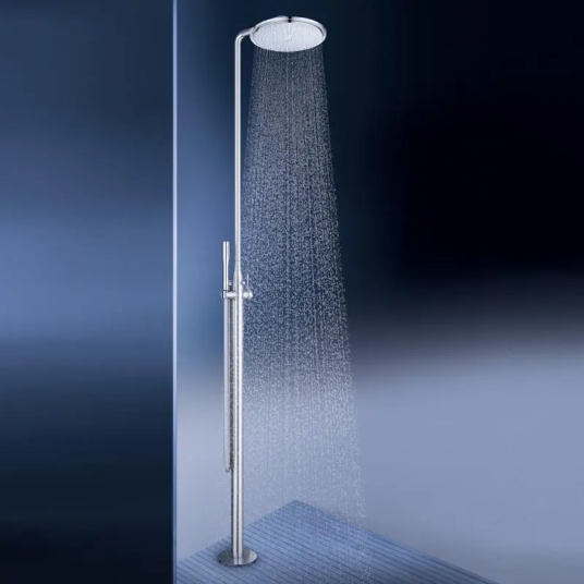 Grohe Essence gulvstående dusjsøyle Ø310 mm, Krom