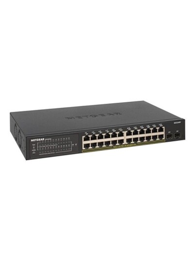 Netgear GS324TP 24-Port Gigabit Ethernet PoE+ (190W) Smart Switch with 2 Dedicated SFP Ports (0606449135626)