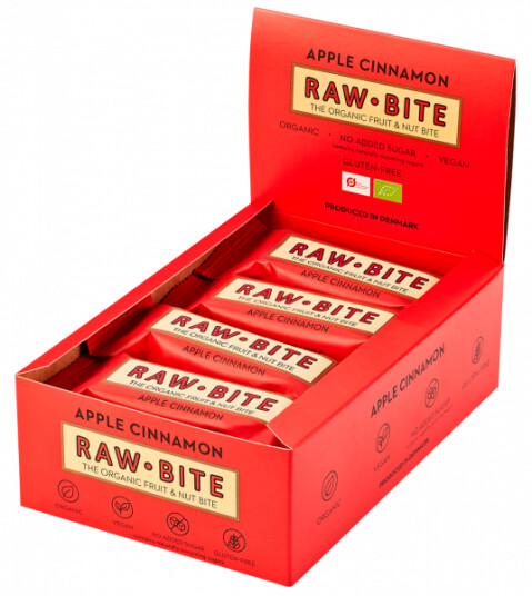 RawBite Apple Cinnamon 12-Pack 50g 12 Bare