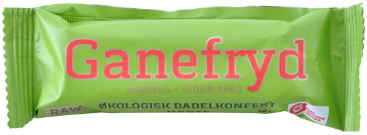 Ganefryd Rawbar Dadelkonfekt Mynte 50g