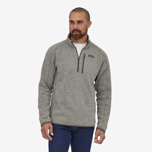 Patagonia Better Sweater 1/4 Zip, M's Stone Wash S