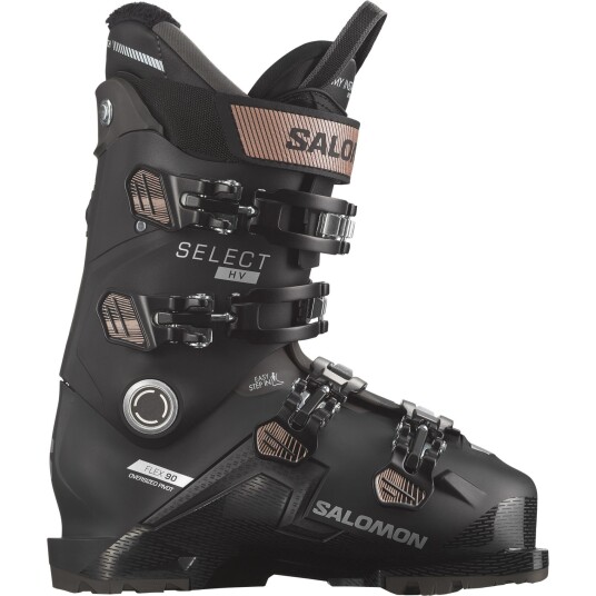 Salomon Select HV 90 W GW, Skistøvler, Dame, Black/Pinkgold Met./Beluga 26,5