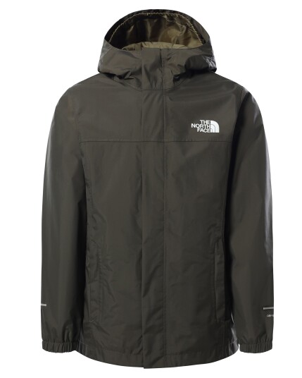 The North Face Resolve Reflective Jacket Boy JR New Taupe Green (Storlek XS)