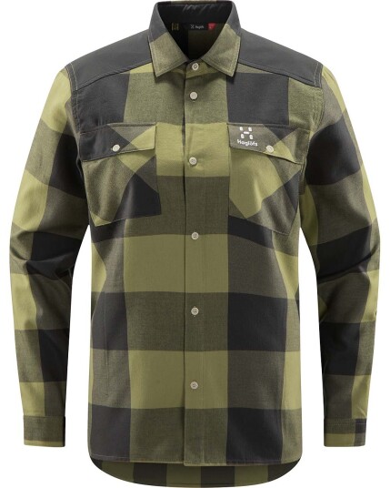 Haglöfs Timmer Shirt W Thyme Green/Magnetite (Storlek XL)