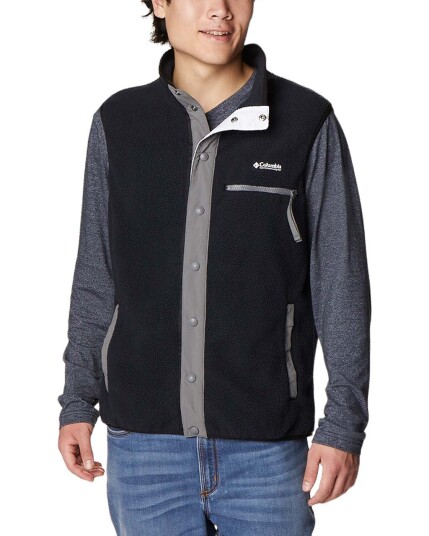 Columbia Helvetia Vest M Black/City Grey (Storlek XL)