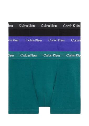 Calvin Trunk 3Pk - Spectrum Blue/Black/Atlantic Deep S