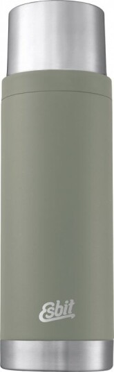 Esbit SCULPTOR Stainless Steel Vacuum Flask 1000 ml 1 L, Stone Grey