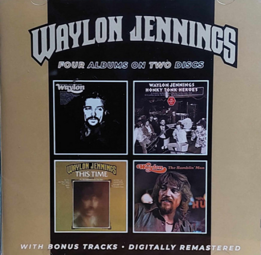 Waylon Jennings - Lonesome, Onry & Mean/Honky Tonk Heroes/This Time/The Ramblin Man (2CD)