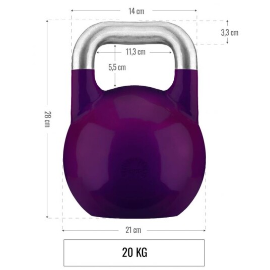 Gorilla Sports Kettlebell Competition Pro